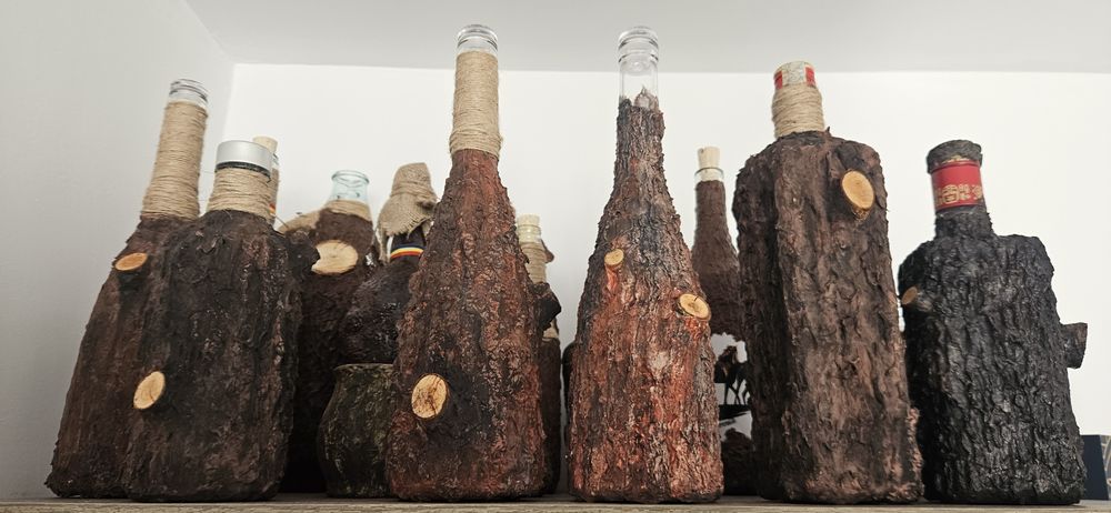 Sticla din lemn, Cadoul perfect, hand made