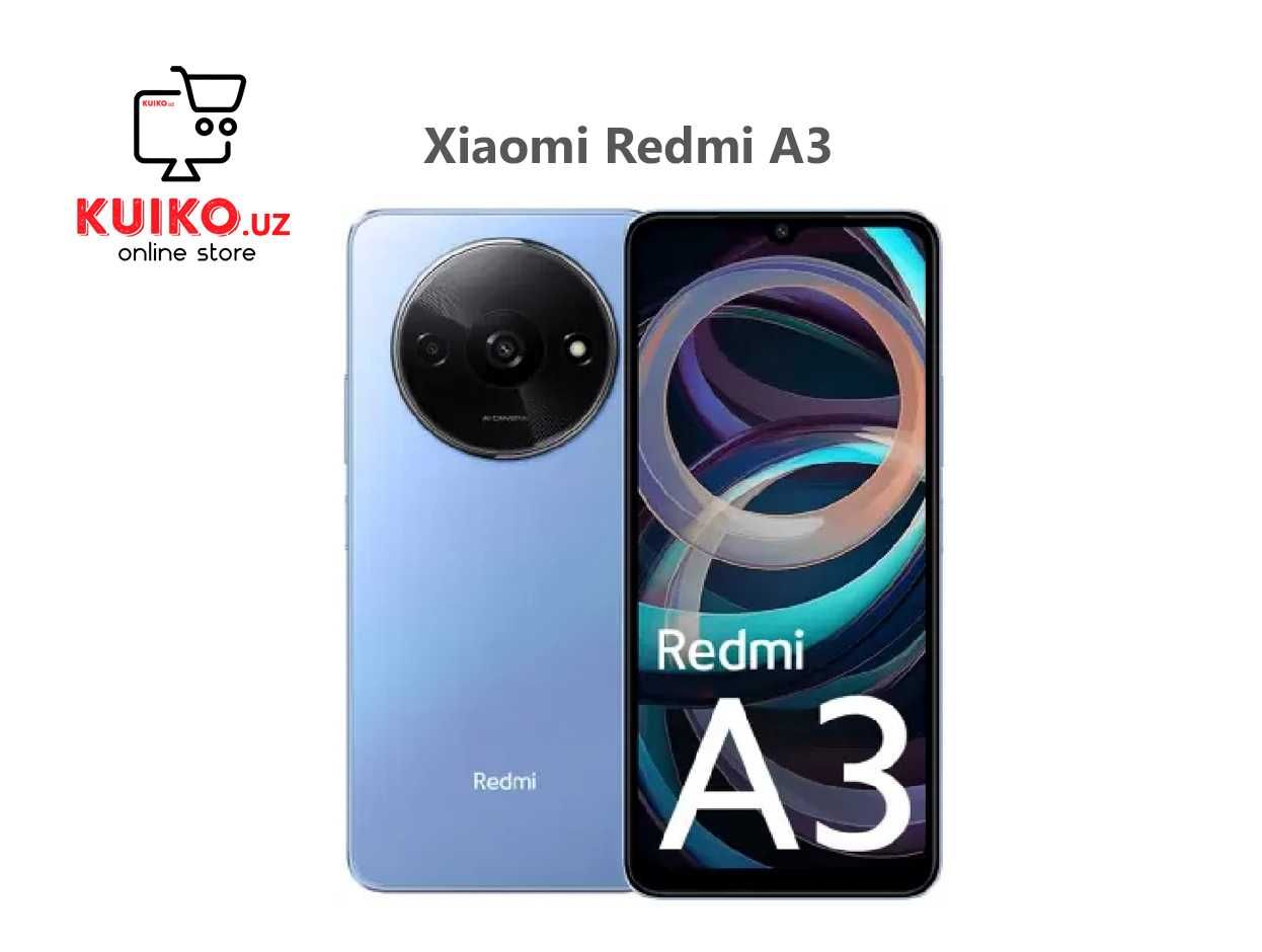 НОВЫЙ! Xiaomi redmi A3 3/64Gb + Бесплатная Доставка