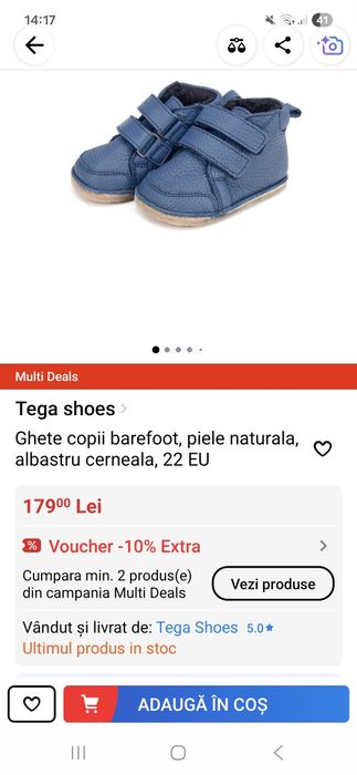 Ghete barefoot imblanite din piele si încălțăminte de casa