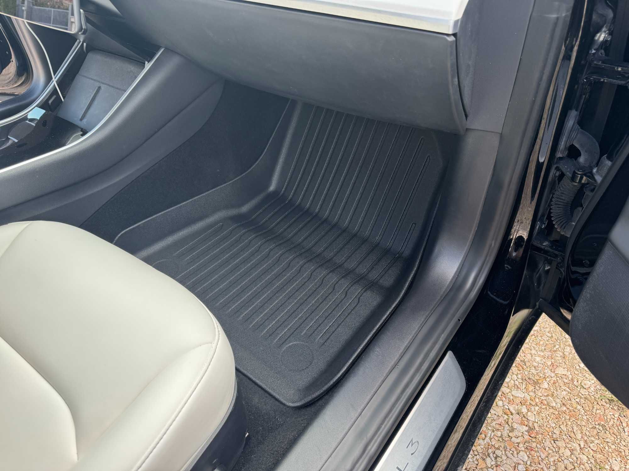 6бр. Комплект Стелки за Tesla Model 3 (2019-2023г) Гумени TPE НОВИ