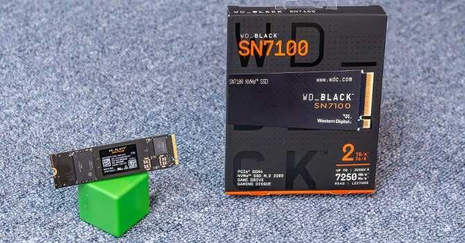 WD Black SN7100 2TB m.2 NVMe SSD (Подходит на PS5/Xbox) с DRAM