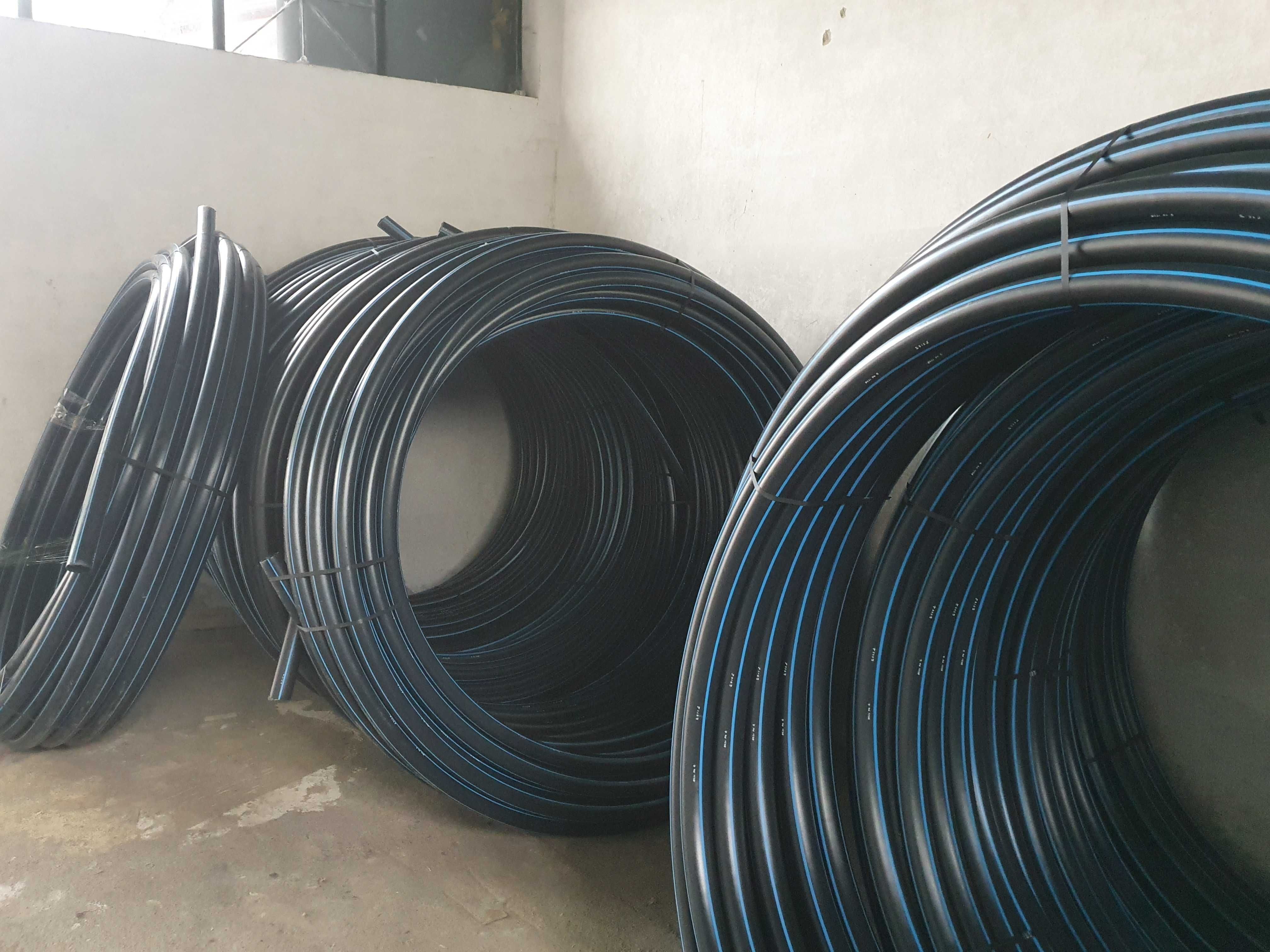 TEAVA POLIETILENA(HDPE) Irigatii: PN6 si PN10!Diferite dimensiuni!