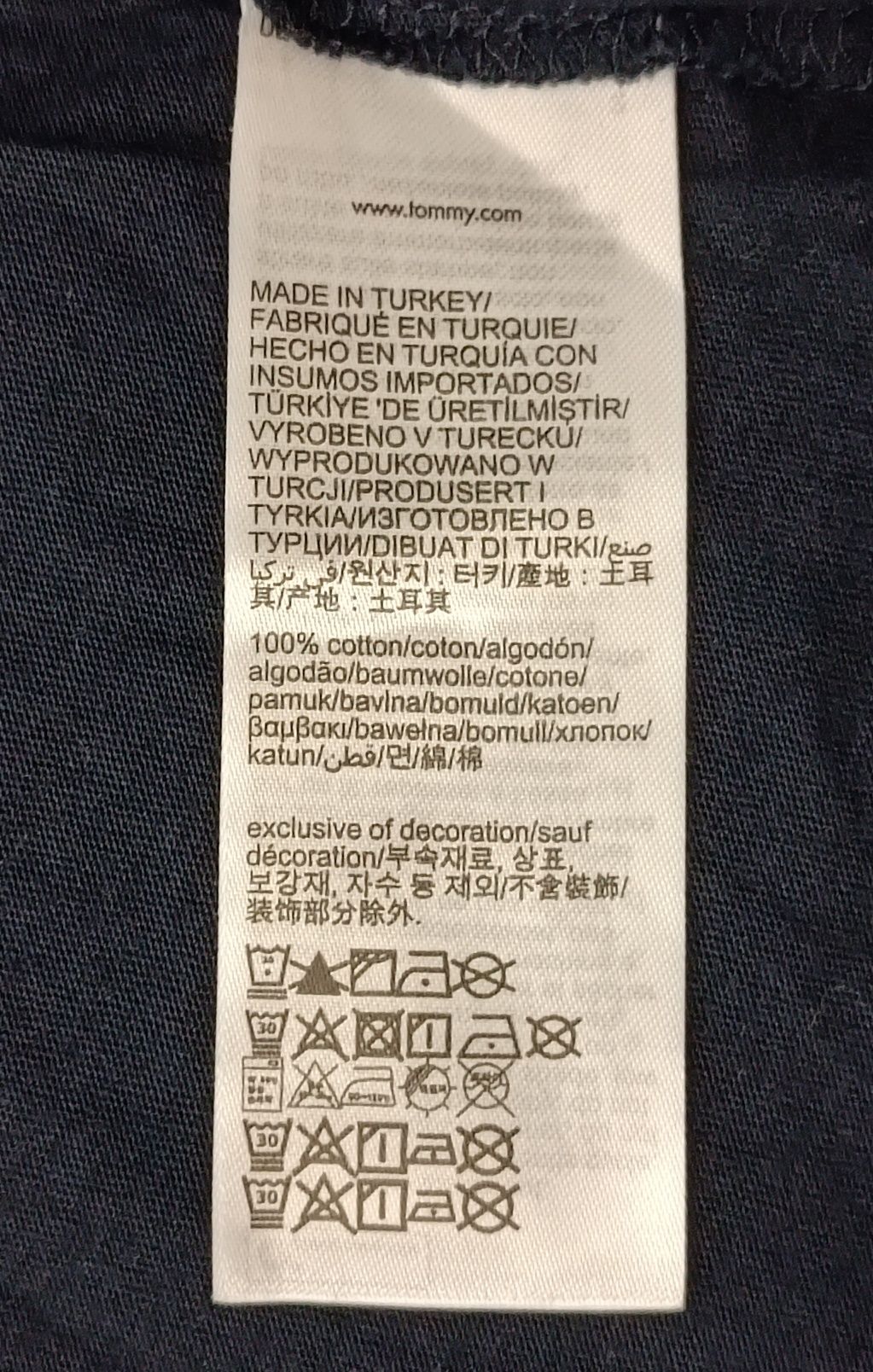 Tommy Hilfiger Logo T-Shirt оригинална тениска XL памучна фланелка