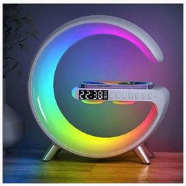 RGB LED смарт лампа, вградено 15W безжично бързо зарядно устройство, п
