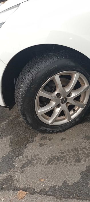 Set 4 Jante cu anvelope,  renault clio, dacia logan opel 4×100 pe R 15