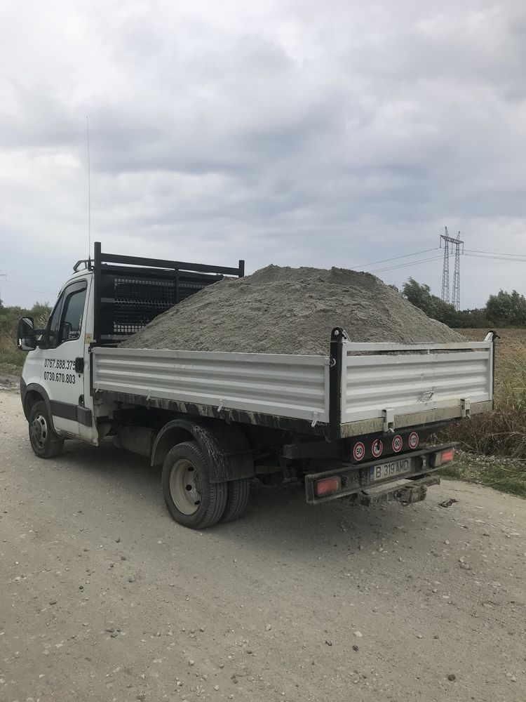 Agregate balastieră piatră  8‑16 mm pietriș balastru nisip pămant