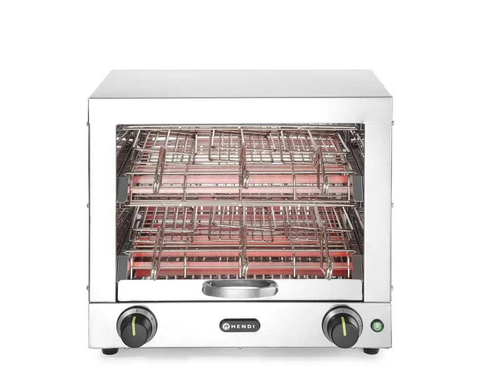 HENDI Multi Toaster – Професионален двуетажен тостер с 6 щипки