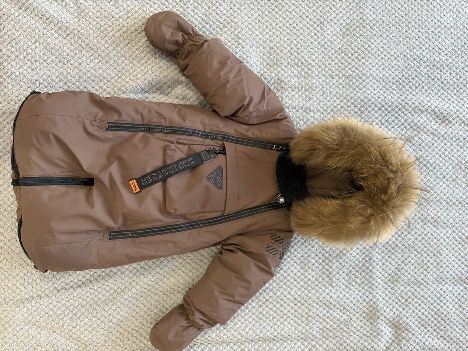 Комбинезон зимний трнсформер от 0-2 лет