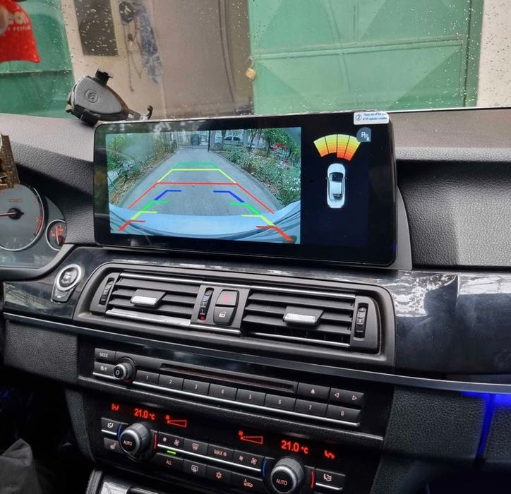 Navigatie android 12" BMW F10 F11 Carplay Waze YouTube
