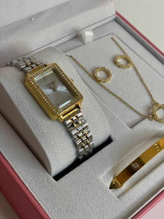 Набор пандора, браслет часы,набор женски