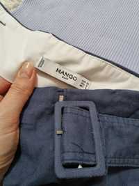 Pantaloni Mango, viscoza & bumbac, 38