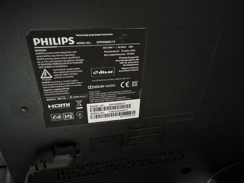 Televizor philips smart HD