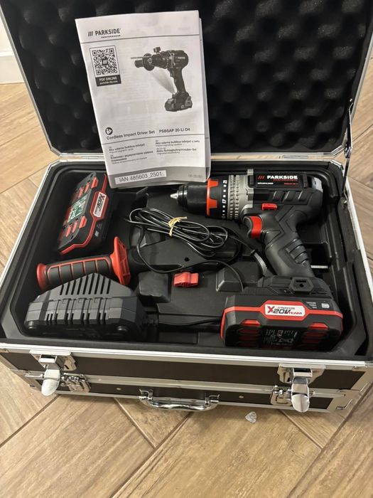 К-т бормашина PARKSIDE Performance 2 бр. 4Ah