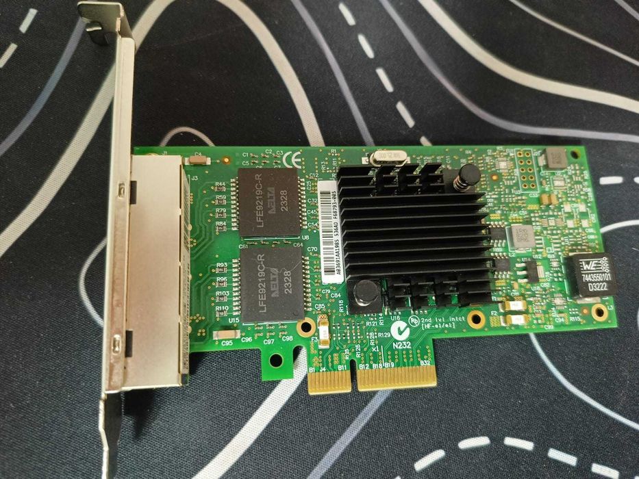 Сетевая карта I350-T4 Intel Ethernet Server Adapter