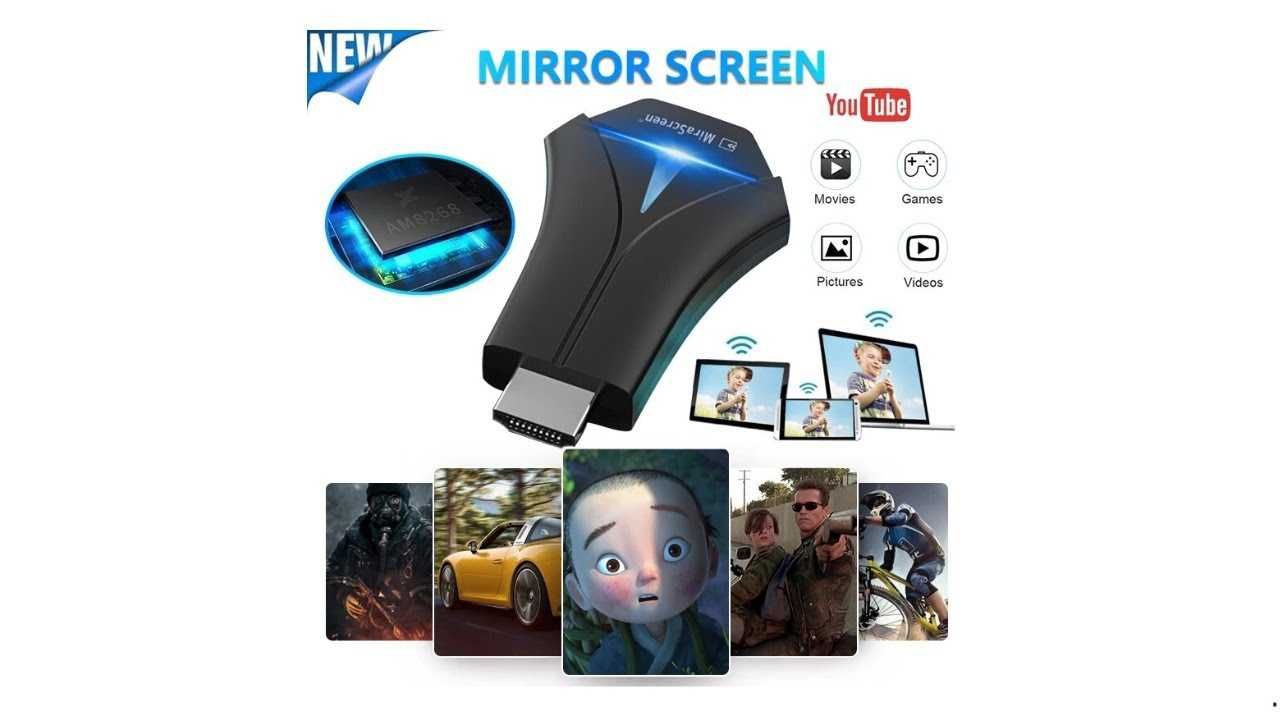 Mirascreen K12 HDMI / WiFi смарт ТВ iphone айфон айпад андроид ноутбук