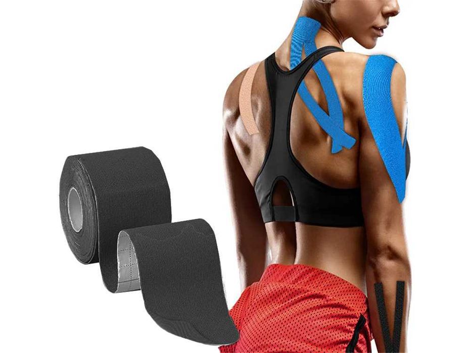 Banda kinesiologica adeziva 5m x 5cm elastica pt incheieturi si muschi