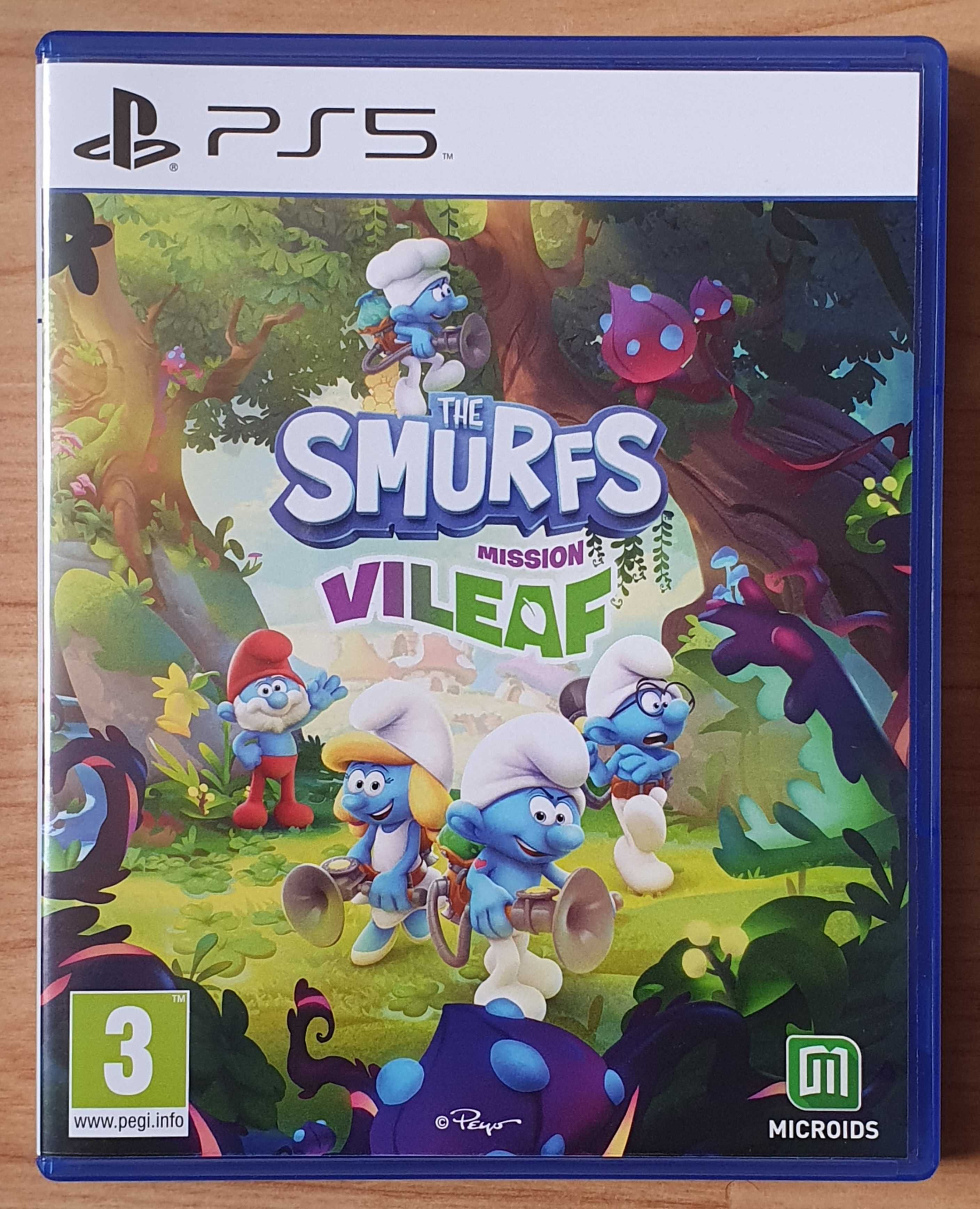Smurfs Mission Vileaf PS5 Playstation 5 Плейстейшън Смърфовете PS игра