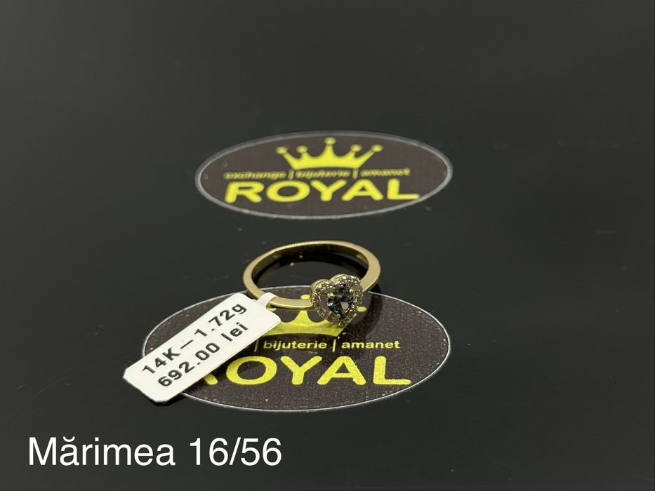 Bijuteria Royal: Inel aur 14k/1.72 gr