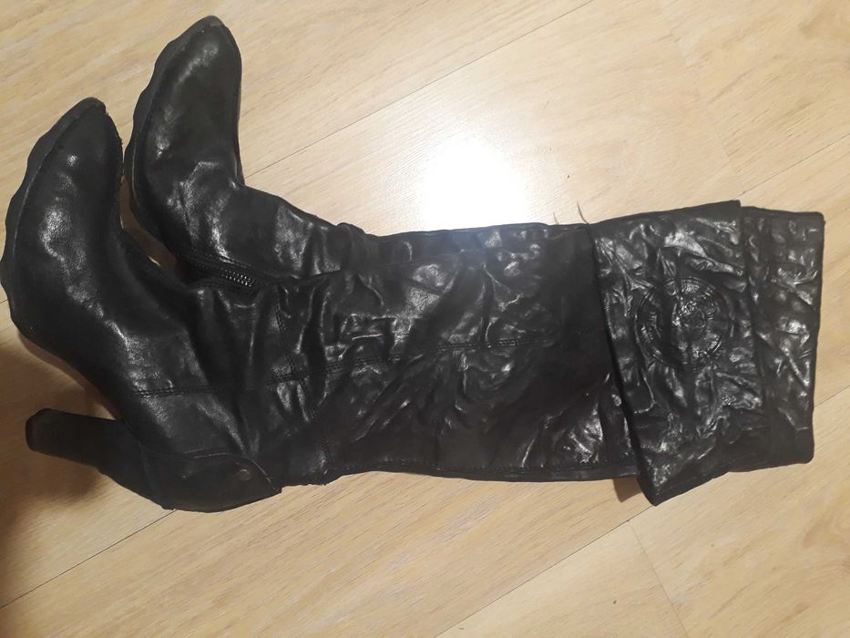 Ботуши дамски кожа