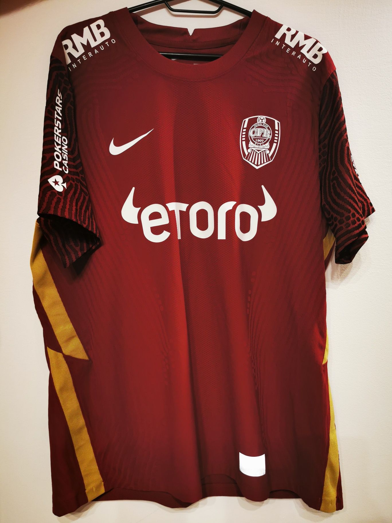 Tricou Cfr Cluj 1907 cu autograf Ciprian Deac