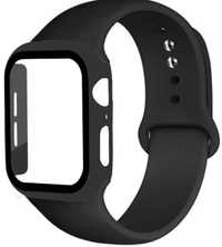 Curea Ceas + Husa Carcasa Compatibila Apple Watch 38/40/42/44/41/45/49