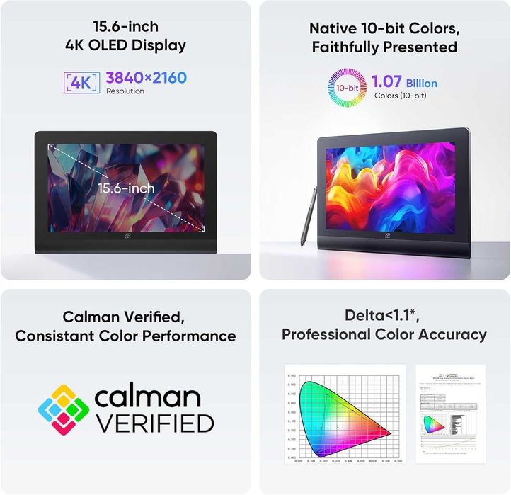 Новинка! Графический планшет с экраном XP-Pen Artist Pro 16 Ultra 4K