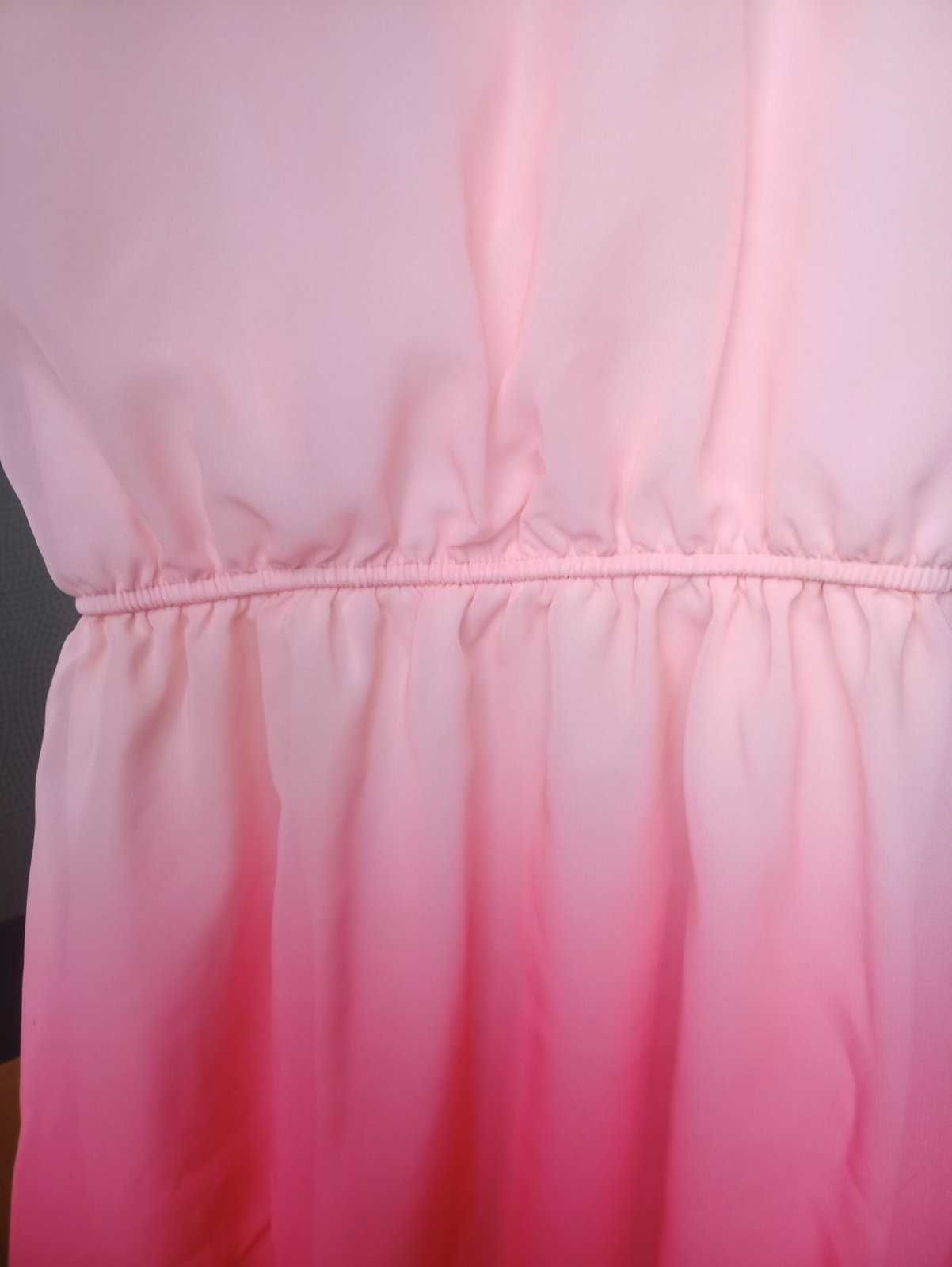 Лятна рокля Омбре, размер S/XS