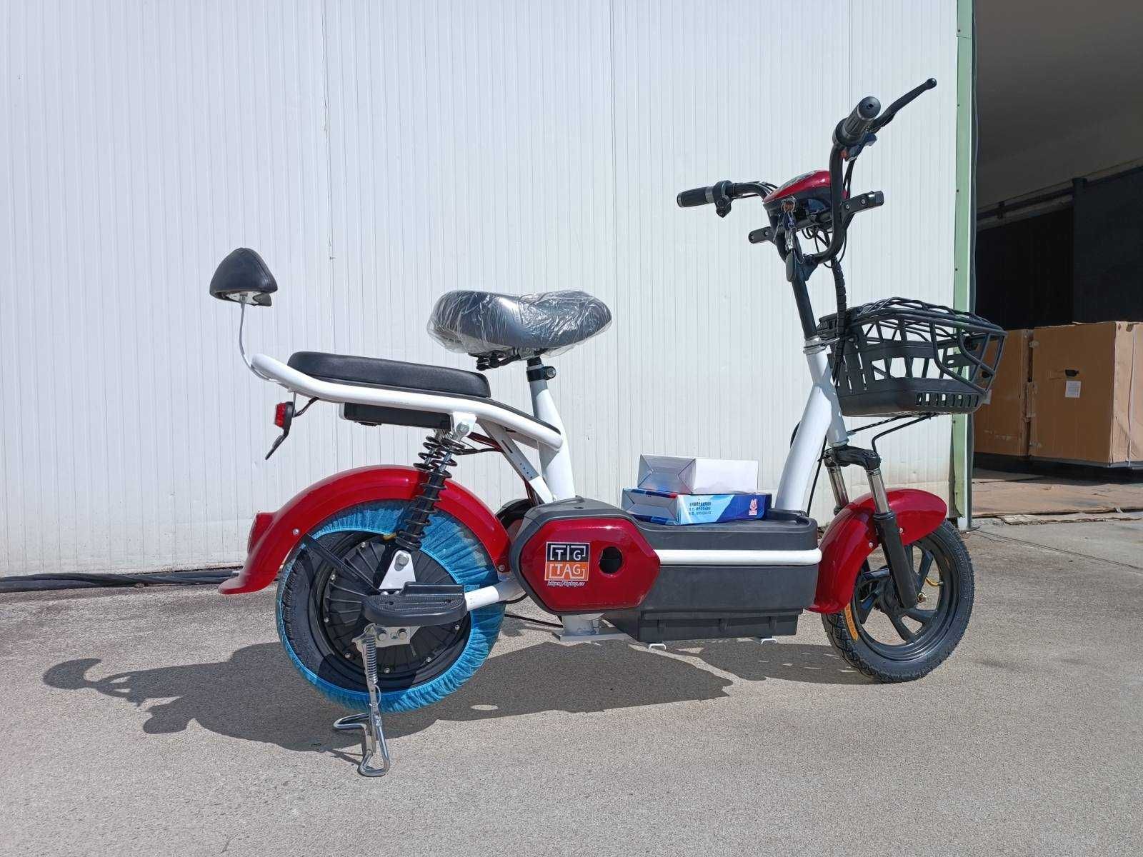 Електрически скутер ТИГТАГ B12 червен и лизинг схема