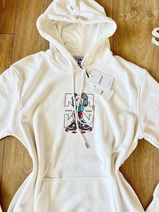 Off White!Разкошно суперсвежо  худи-рокля