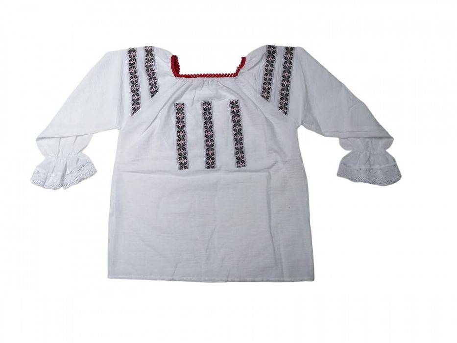 Ie traditionala pentru fete, panza topita, multicolor, 4 ani - 6 ani