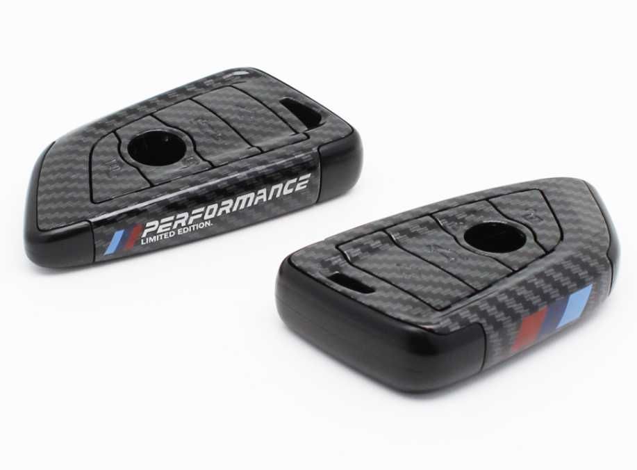 Husa Protectie Cheie Telecomanda BMW  F01 F06 F10 F16 F30 F32, Carbon