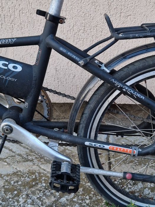 Bicicleta pliabila aluminiu SCO Safari 3vit torpedo ușoară că dahon