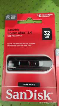 Optom 32GB SanDisk cruzer glide USB fleshkalar bor