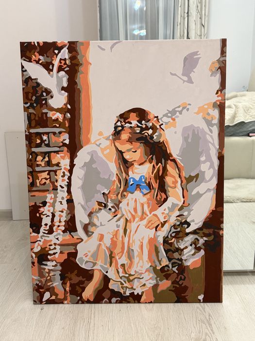 Pictura ingeras fetita