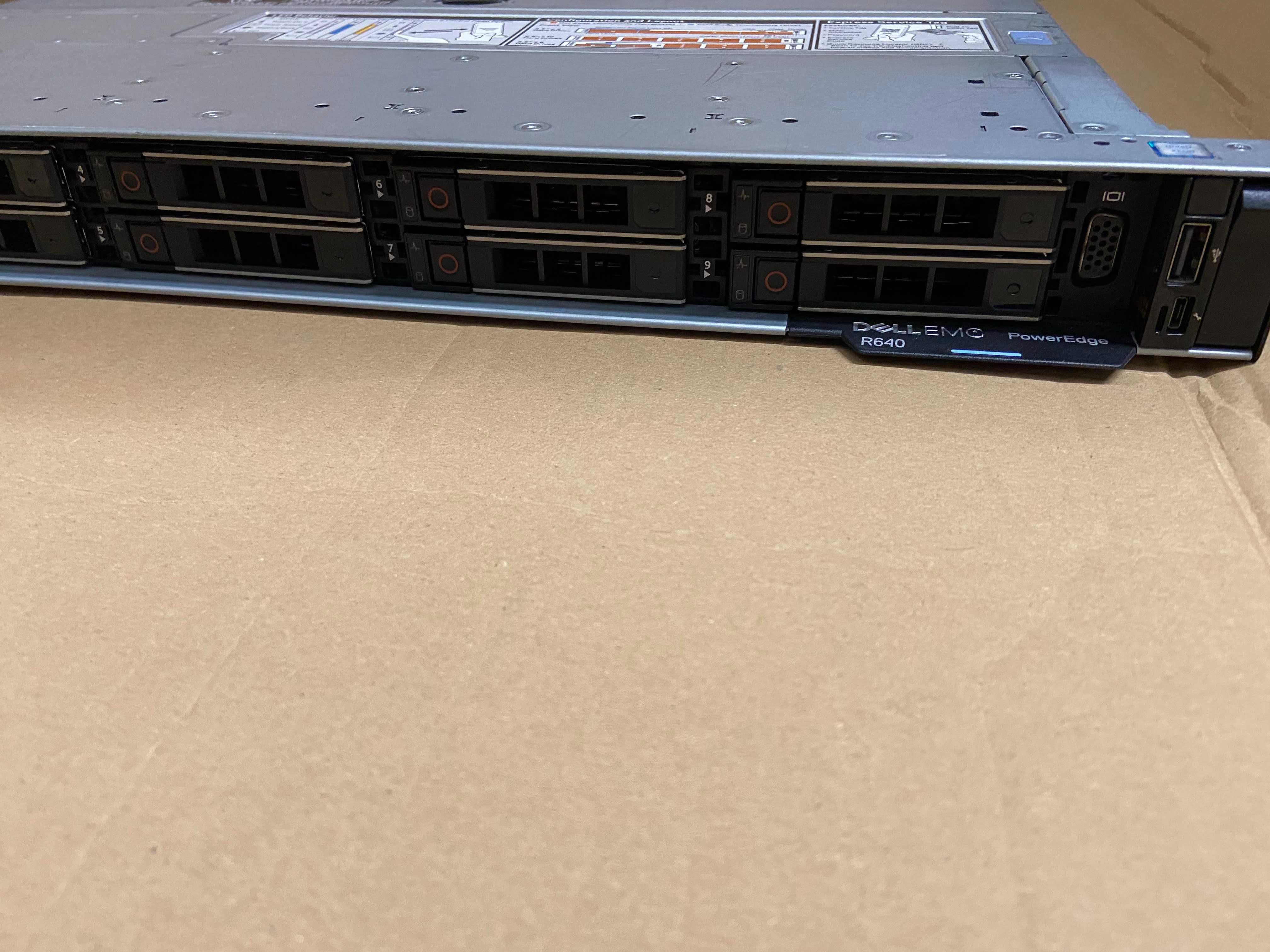 Сървър Dell R640 2x Gold 6138, 64GB RAM, 10x 1.2TB SAS HDD