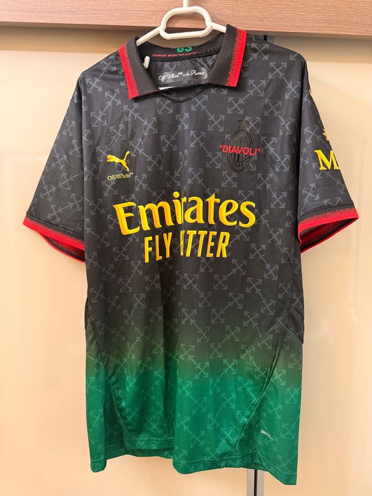 Tricou AC Milan x Off-White