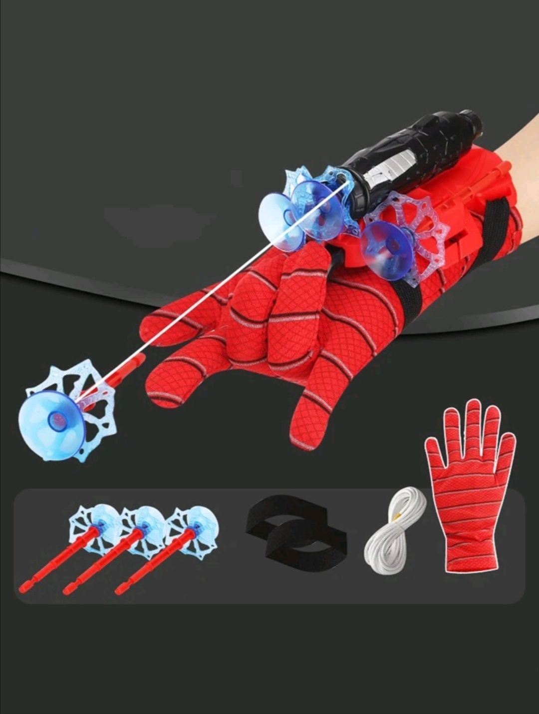 Спайдърмен ръкавица с изстрелване на паяжина