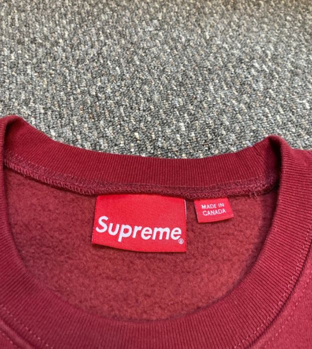 Pulover Supreme Box Logo Crewneck mărime M