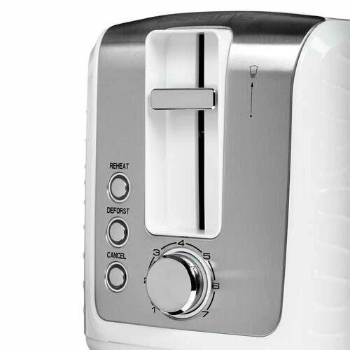 Тостер Polaris PET 0922, пластик/металл, функция подогрева