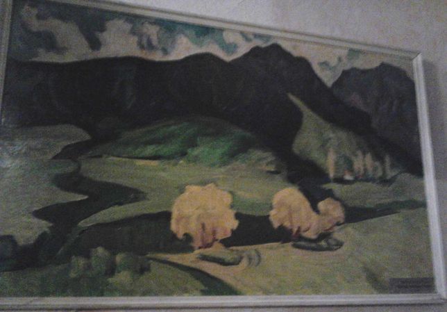 Картина Владимира Правдюка "Чимган. Весна в горах".