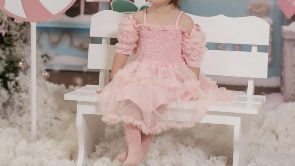 Rochie roz, marimea 12-18 luni