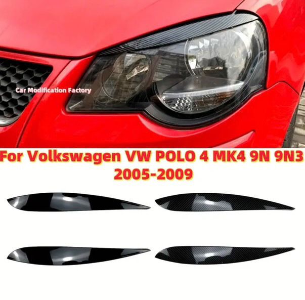 Вежди за фарове VW Polo Mk4 / 9N / 9N3 (2005–2009)