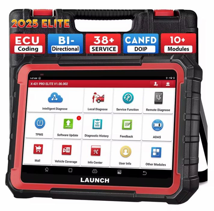Tester/Diagnoza Launch x431 PRO ELITE  Original cu 2 ani update-uri
