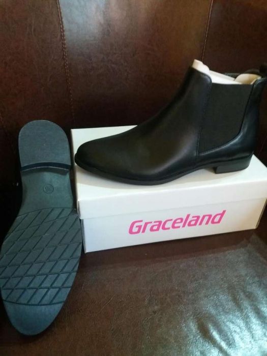 Cizme scurte Graceland noi, nr. 36