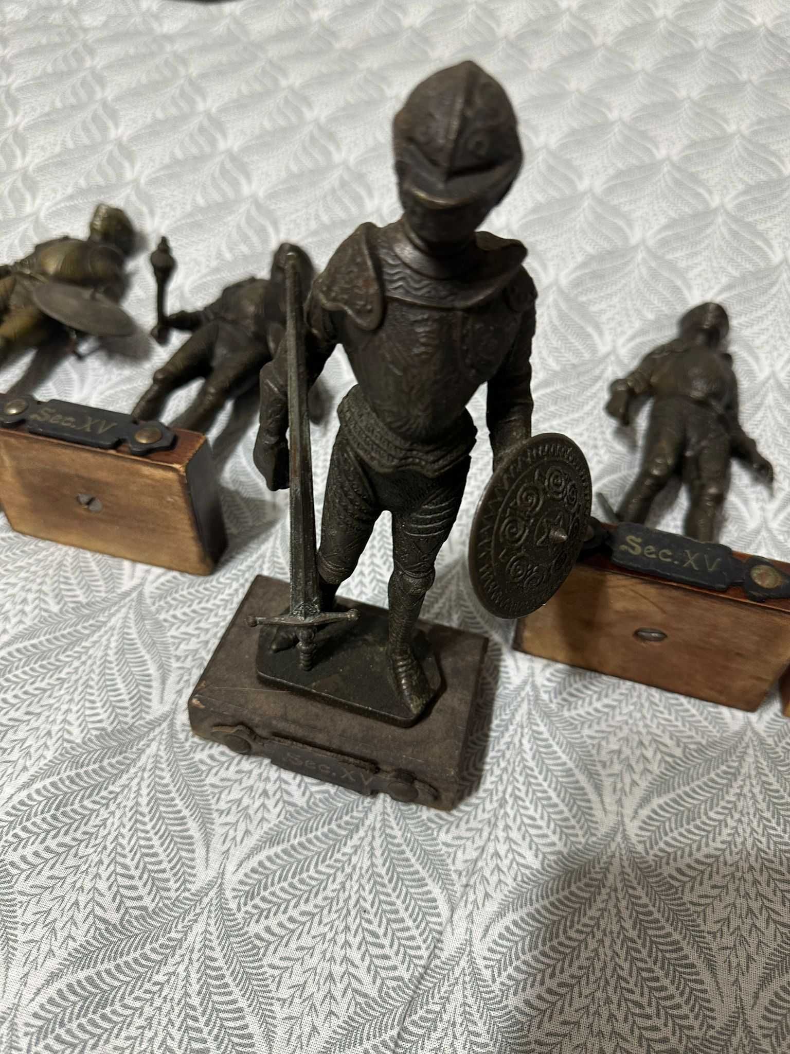 Set Statuete Bronz Masiv 21cm
