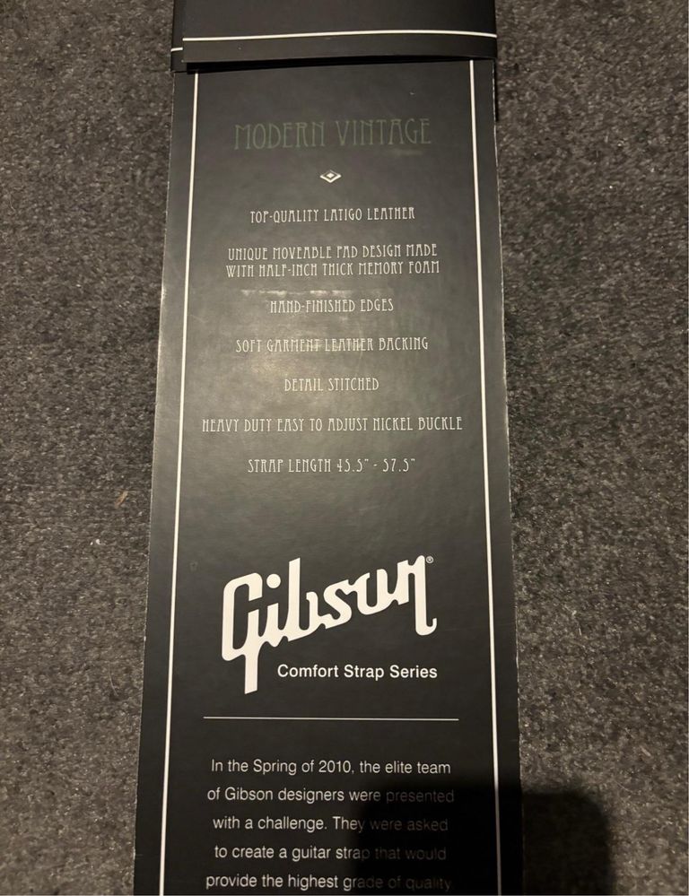 Gibson китарен колан Modern Vintage (The Fatboy)