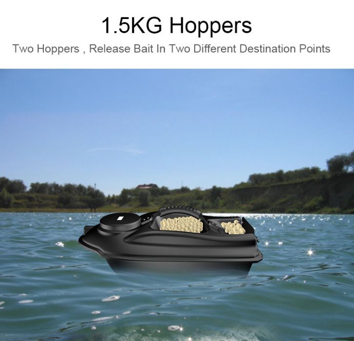 лодка за захранка Boatman actor с добавен автопилот първата генерация