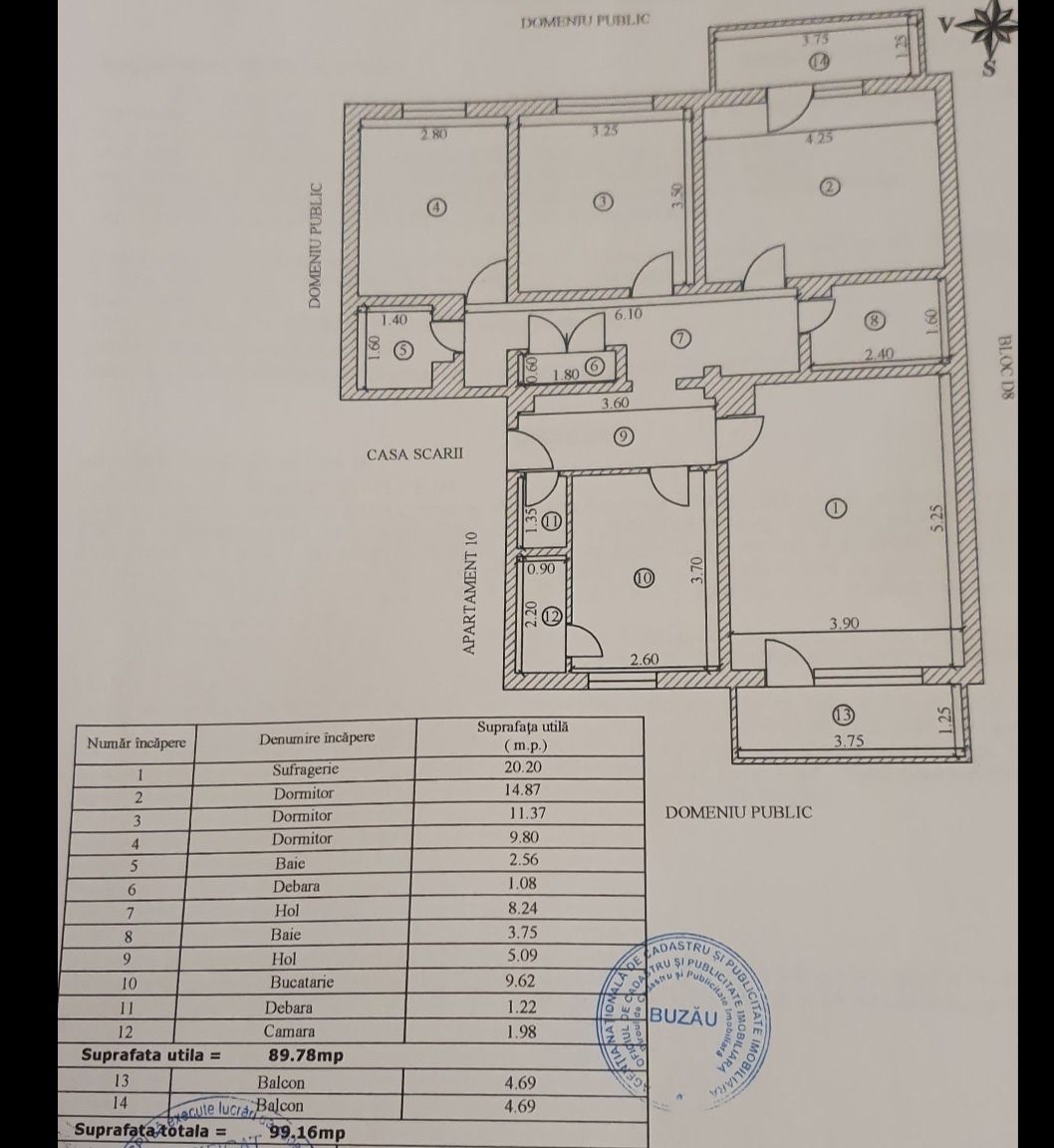 Apartament 4 camere dorobanti 2 et 3