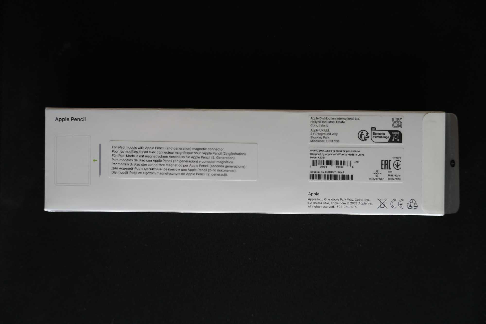 НОВ! Apple Pencil (2nd generation) - 2год. ГАРАНЦИЯ, MU8F2ZM/A Ipad