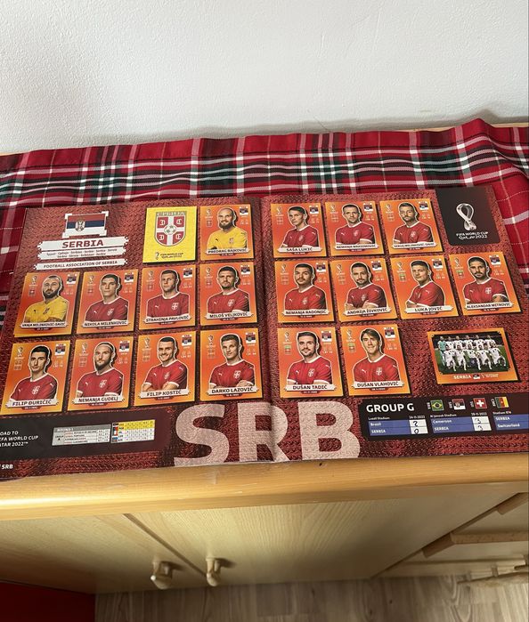 Album panini word cup 2022 +extra stiker